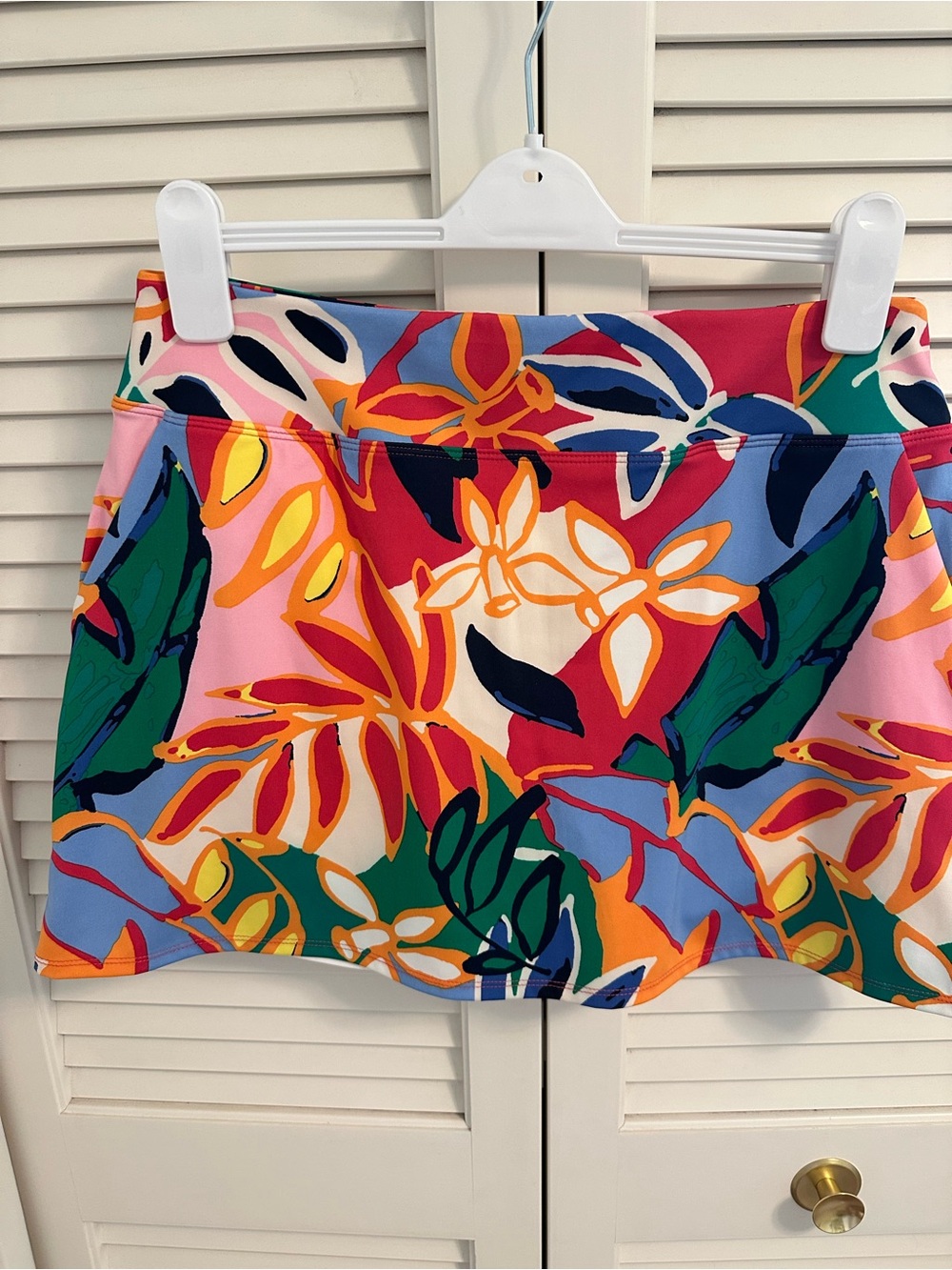 Bailey 44 Sport Floral Print Skort - Red, Blue, Orange